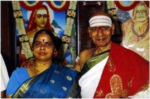 ಶ್ರೀಮತಿ ಎಸ್. ರಾಜೇಶ್ವರೀಶರ್ಮಾ ಮತ್ತು ವಿದ್ವಾನ್ ಕೆ. ಜಿ. ಸುಬ್ರಾಯಶರ್ಮಾ ಆದರ್ಶ ದಂಪತಿಗಳು ಶ್ರೀಶಂಕರಾಚಾರ್ಯರ ಹಾಗೂ ಶ್ರೀಸದ್ಗುರುಗಳ ಕೃಪಾಶ್ರಯದ ಅಡಿಯಲ್ಲಿ.