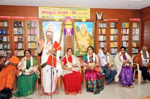 ಡಾ ॥ ಕೆ. ಜಿ. ಸುಬ್ರಾಯಶರ್ಮಾರವರ `ಚತುಷ್ಟಯ ಸಂಗ್ರಹ'-52, ಕೃತಿರತ್ನದ ಲೋಕಾರ್ಪಣ ಸಮಾರಂಭದಲ್ಲಿ ಸುಬ್ರಾಯಶರ್ಮರು ಮಾತನಾಡುತ್ತಿರುವುದು, 30-8-2014, ಶನಿವಾರ